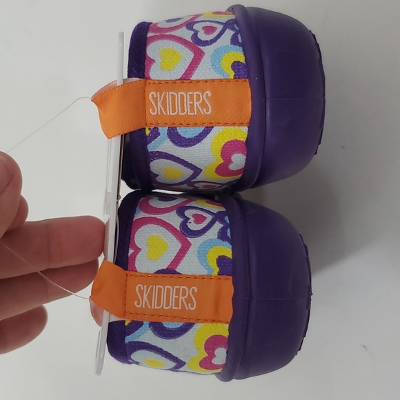 Skidders - Skidproof shoes purple hearts  24 months - Picture 5 of 8